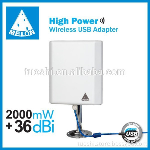 2.4GHz, 802.11b/g/n,Ralink 3070 Wireless USB Adapter with 150Mbps,outdoor wiif antenna Melon N4000